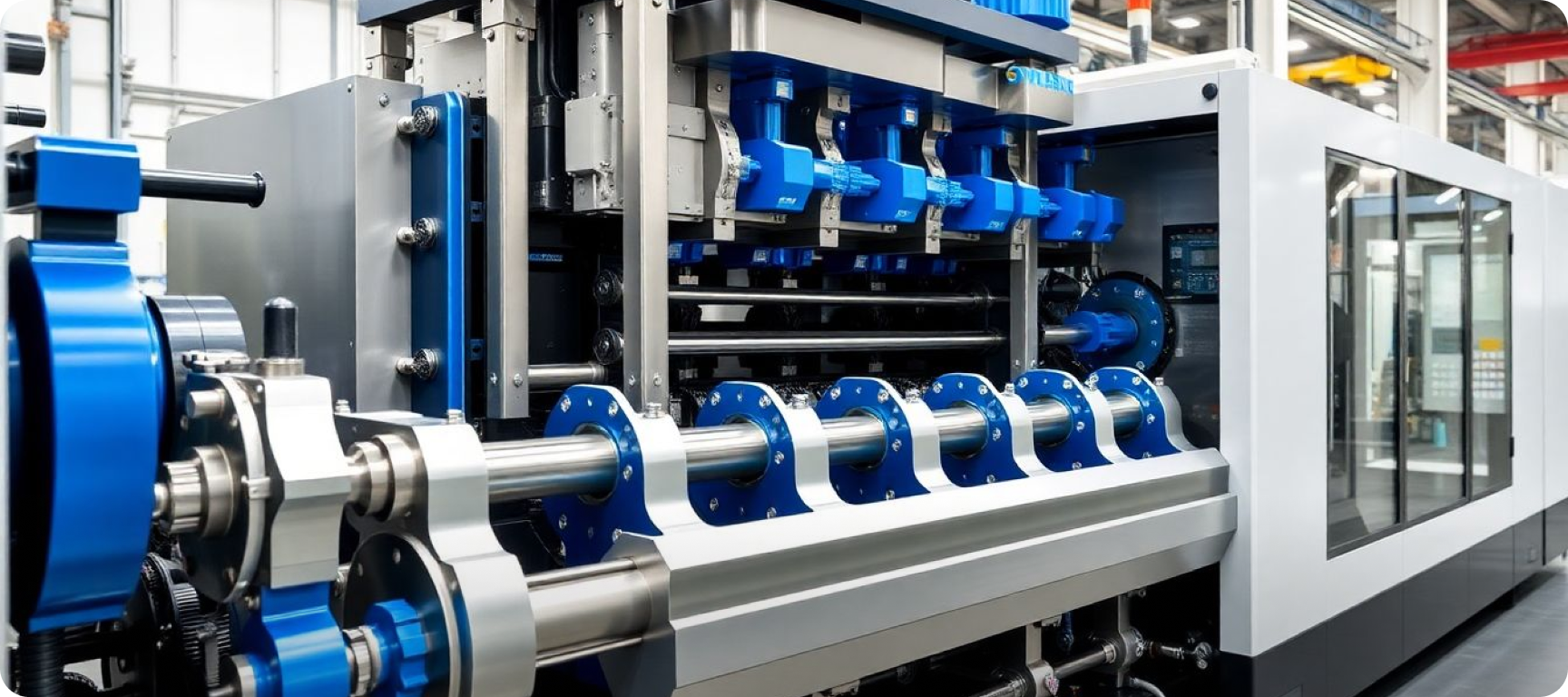 850톤 이축 사출기